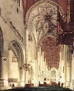 Pieter Jansz Saenredam Interior of the Church of St Bavo in Haarlem oil on canvas